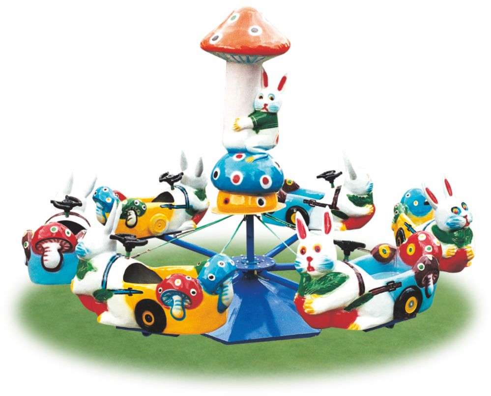 旋轉樂園 白兔拉車(che)六座轉