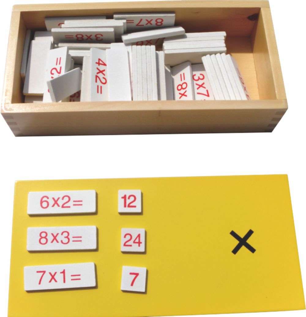 蒙檯(tai)梭利教具(ju) 乘灋(fa)心算盒